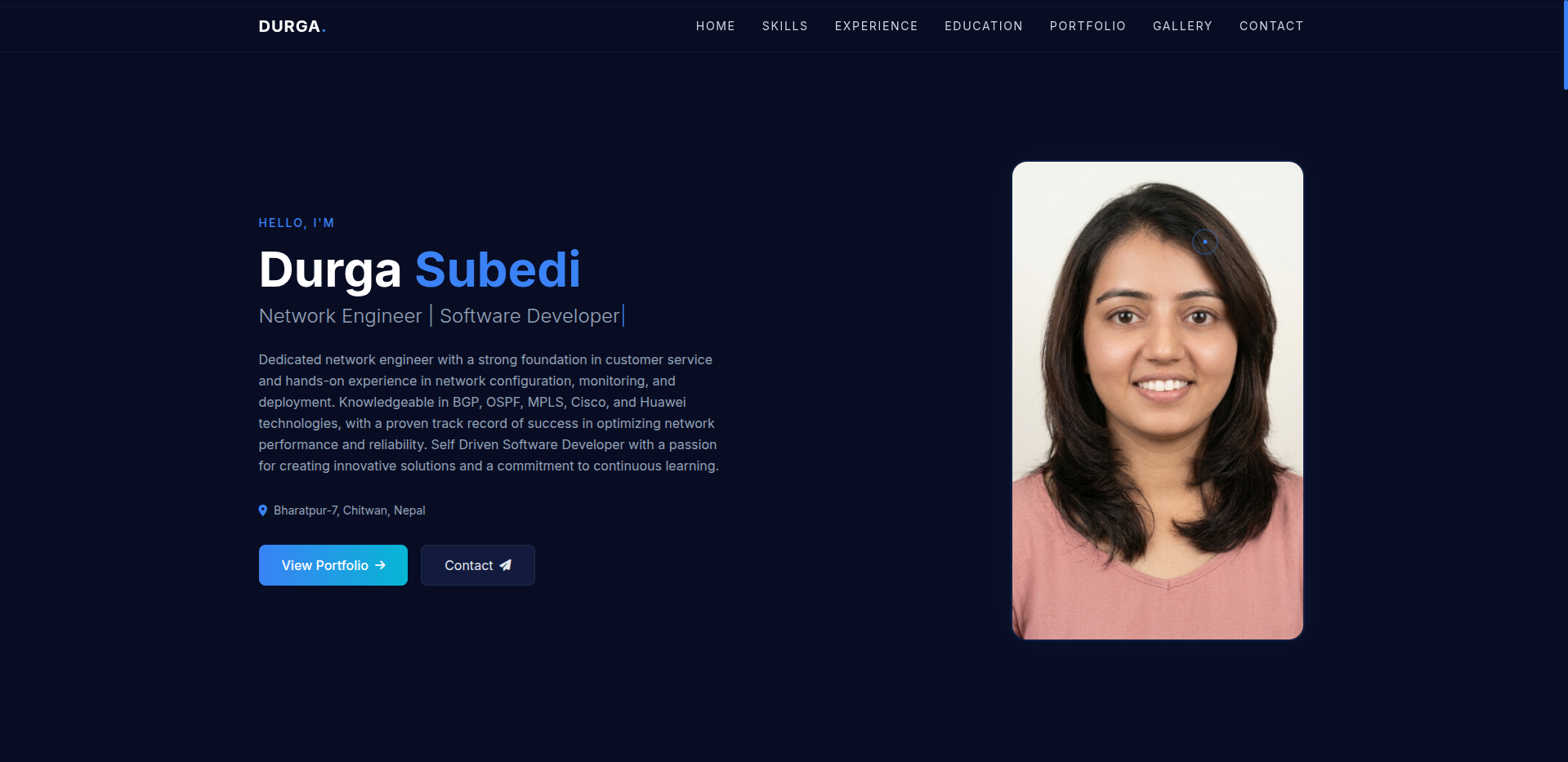 Portfolio website
